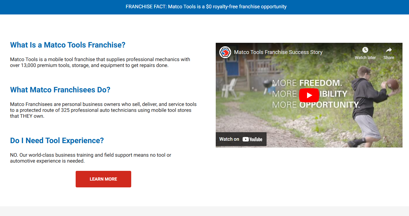 Matco Franchise